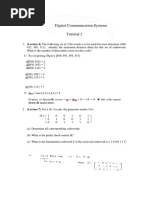 Tutorial 2 + Solutions