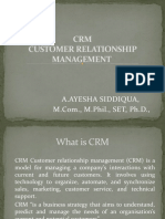 CRM Customer Relationship Management: A.Ayesha Siddiqua