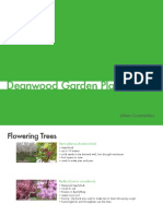 Deanwood Garden Plant Guide: Urban Communities
