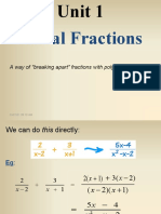 Partial Fractions: A Way of "Breaking Apart" Fractions With Polynomials in Them
