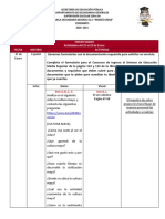 Actividades de 3ro 25 Enero - 05 Feb