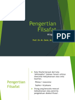 Pengertian Filsafat