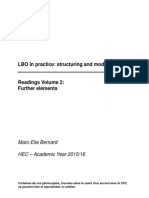 LBO Structuring and Modeling in Practice - Readings Volume 2