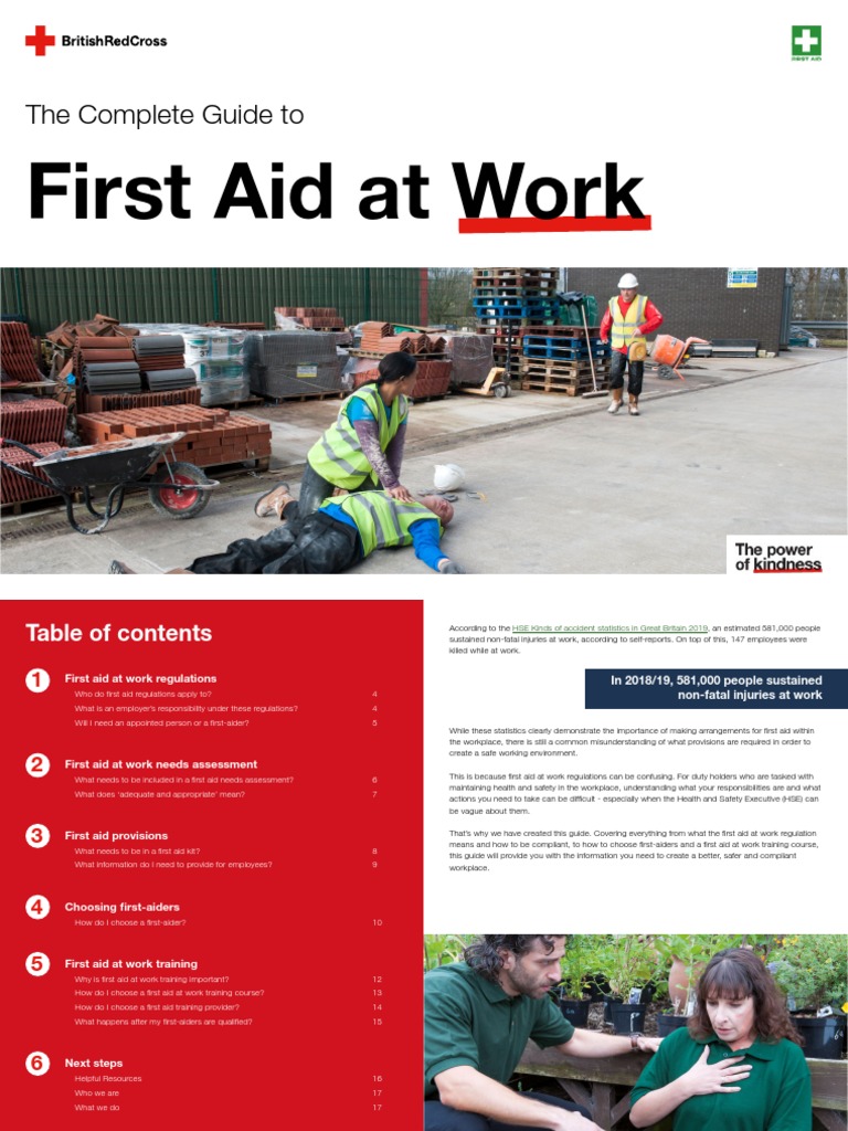 The Complete Guide To First Aid at Work PDF First Aid Employment