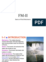 Fm-Ii: Basics of Fluid Mechanics