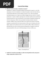 General Knowledge of Fracturing Fluid Design