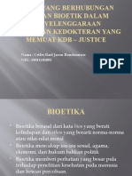 Bioetik-Justice. Crifer Rondonuwu