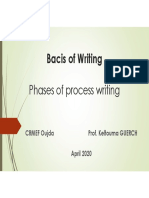 Presentation2 Week 3 Basics of Writing. Phases of Process Writing - Compatibility Mode