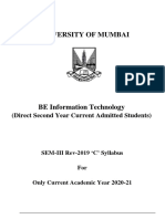 DSE SEM III Information Technology Engg Syllabus 2020-21