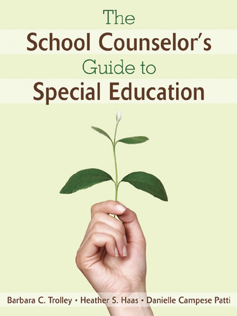 School Counselors Guide To Special Education by Trolley, Barbara PDF School Counselor Special Education