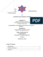 Tribhuvan University Faculty of Humanities and Social Sciences A Project Proposal On "Student Management System"