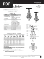 Class 125 Bronze Gate Valves: Material List