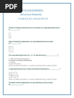 Civil Engineering (Structural Analysis) Compile By:Amjad Bugti