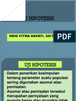 Materi Statistik 6 (Kebidanan) Uji Hipotesis