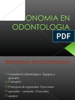 Ergonomia en Odontologia