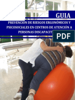 Guia de Prevención de Riesgos Ergonómicos y Psicosociales en Centros de Atención a Personas Discapacitadas