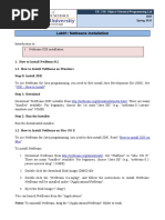 CSL 210 Lab 01 Netbeans Installation 09032021 084209pm 17032021 074319pm