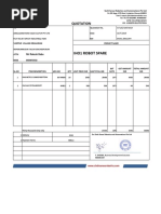 Iho1 Robot Spare: Quotation