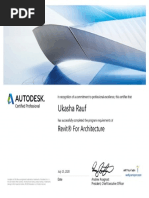 Autodesk Certified Professional (ACP) Revit® For Structure | PDF