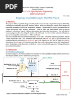 Designing A Simple RISC Computer (Mini SRC) : Phase 2: ELEC-374 Digital Systems Engineering Laboratory Project