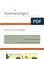 Aula 3 - Método Fenomenológico