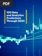 100 Data and Analytics Predictions Through 2024: Analysts: Graham Peters, Alan D. Duncan