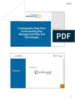 Cryptography Deep Dive: Understanding Key Management Risks and Technologies