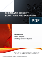 Shear and Moment Equations and Diagrams