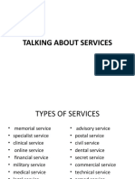 Talking About Services