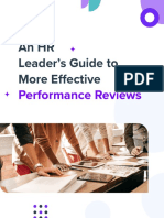 An HR Leader's Guide To More Effective: Performance Reviews
