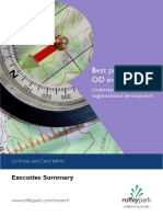 Best Practice in OD Evaluation: Executive Summary