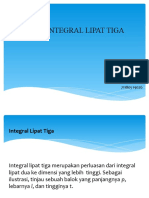 Aplikasi Integral Lipat Tiga