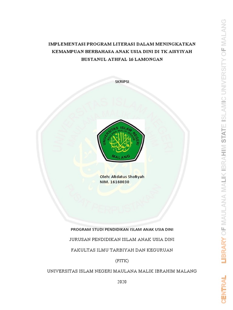 Implementasi Program Literasi Anak | PDF