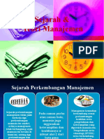 Sejarah & Teori Manajemen