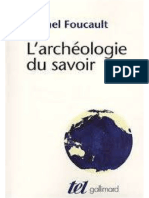 Foucault - L'Archéologie Du Savoir