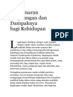 Pencemaran Lingkungan Dan Dampaknya Bagi