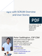 Agile and User Story Workshop - Peter Saddington