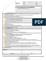 Checklist of Documentary Requirements: Lgu/Suc/Nga As Acp