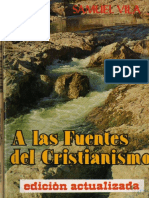 A Las Fuentes Del Cristianismo - S Vila