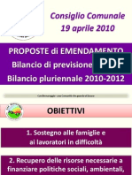 Presentazione emendamenti - Con Bernareggio