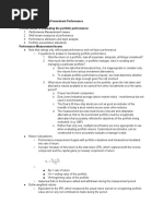 Lecture On Evaluation of Investment Performance