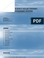 HIGH-EFFICIENCY SOLAR THERMO-PHOTOVOLTAIC