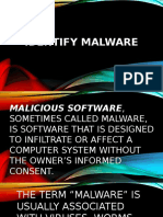 Identify Malware