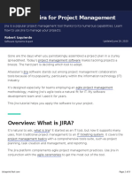 Jira For Project Management