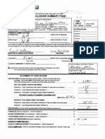 Disclosure Summary Page: For Instructions, See Back of Form"