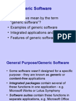 2.4 - Generic Software