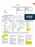 Unit 1 Lessons 1 and 2