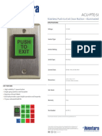 Stainless Push-to-Exit Door Button Solution