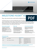 6-2 Milestone Husky X2 Specification Sheet