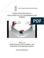 Práctica de Física sobre Conservación de Energía Mecánica